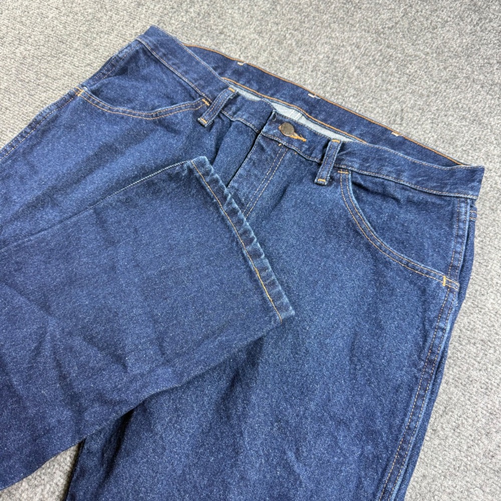 Rustler Jeans 36W x 30L Blue Straight Leg Denim Pants Men's